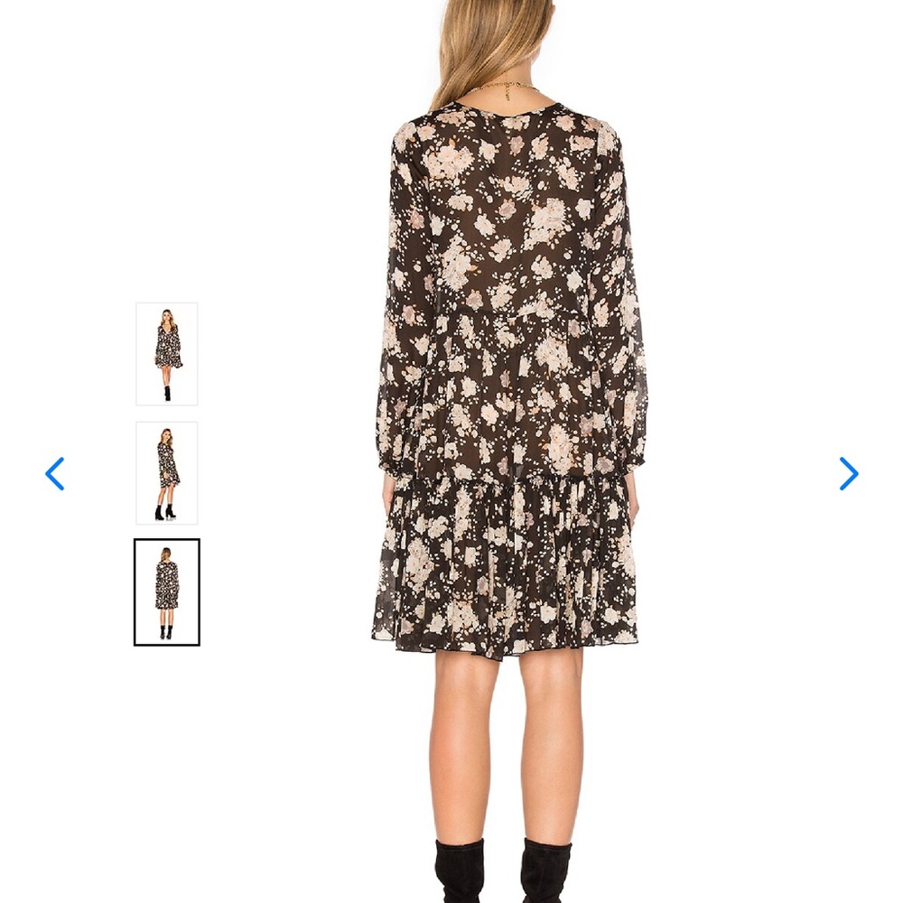 Spell and the Gypsy Dancer Long Sleeve Play dress in Caviar - Picture 10 of 13